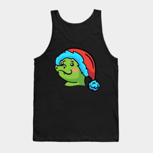 Christmas Jungle Face Crocodile Tank Top